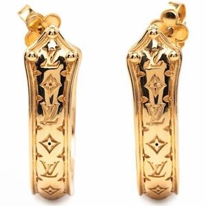 Louis Vuitton Nanogram Sweet Dreams Hoop Earrings